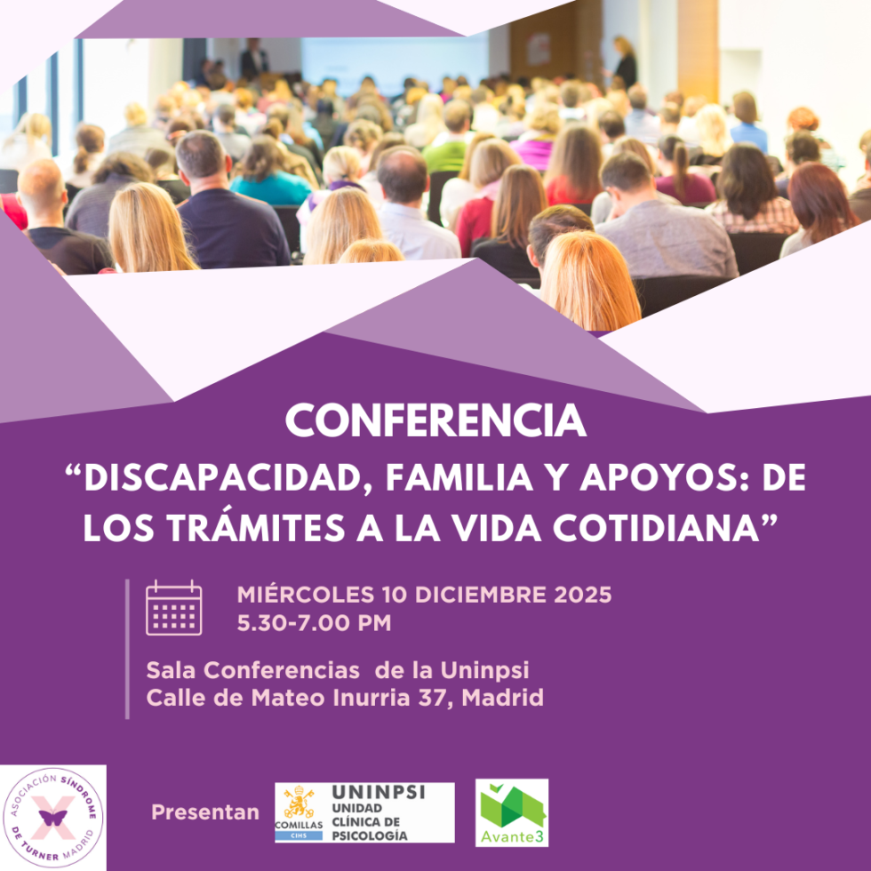CONFERENCIA: DISCAPACIDAD, FAMILIA Y APOYOS: DE LOS TRÁMITES A LA VIDA COTIDIANA